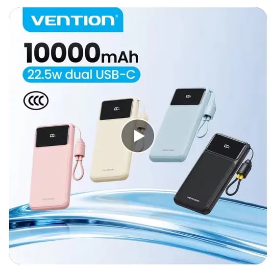 Vention 22.5W 10000mAh 보조배터리