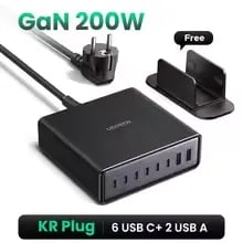 유그린 100W GaN KR플러그 충전기($24), 160W($30), 200W($34)
