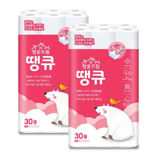 행운드림 땡큐 화장지(10,403원) / 라이크밀 프로틴 쉐이크(16,036원) / Essager GaN 충전기(67W)