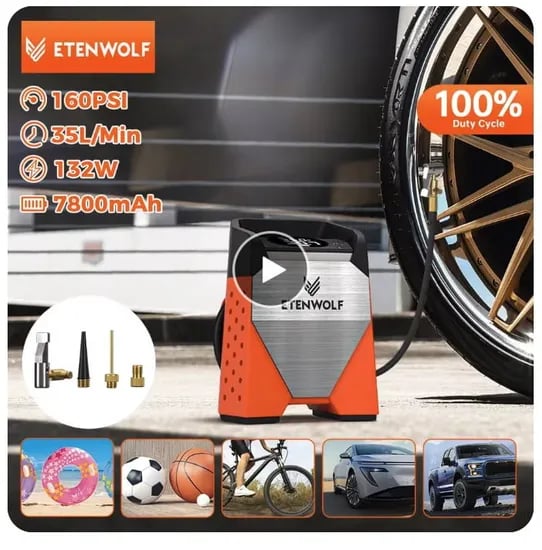 ETENWOLF V3 휴대용 에어펌프($21.35) / 릴렉서리 온열 손마사지기(62,313원) / UGREEN 100W GaN 충전기($24.53)