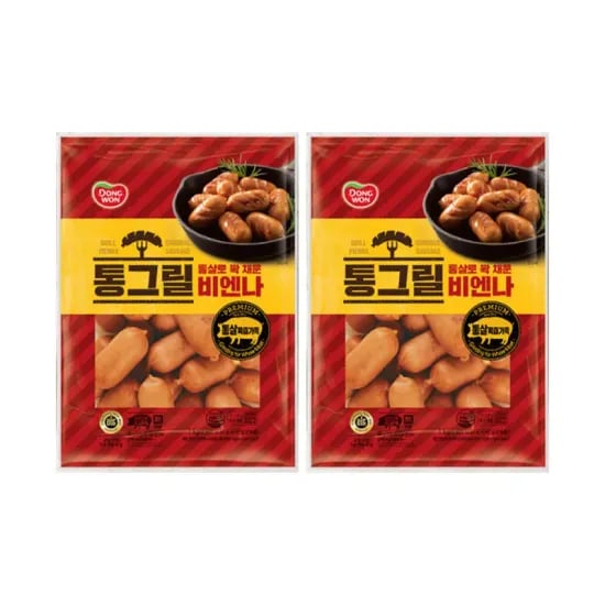 동원 통그릴 비엔나 1kg 2봉 (17,212원) (무료)
