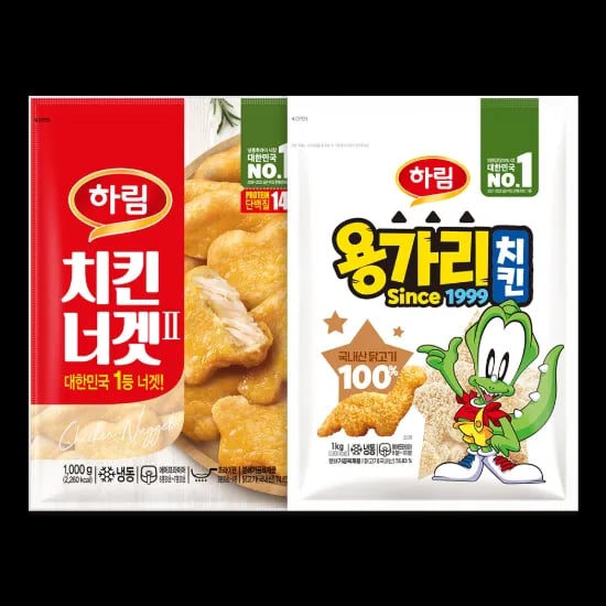 하림 용가리치킨 1kg 1봉 외 다양 하림 치킨너겟2 1kg 1봉 외 다양 하림 닭가슴살 프로틴 1개