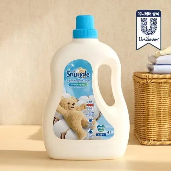 스너글 초고농축 허거블코튼 섬유유연제 실속형 세트 2L+2.6L+탈취제 150m (17,950원/무료)