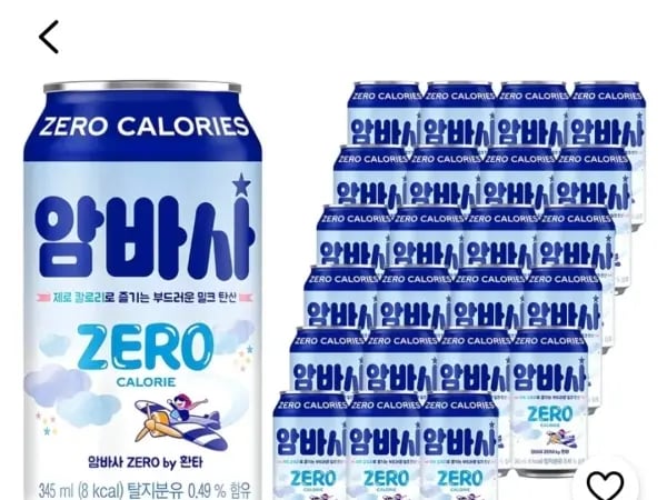 암바사 제로 345ml 24개