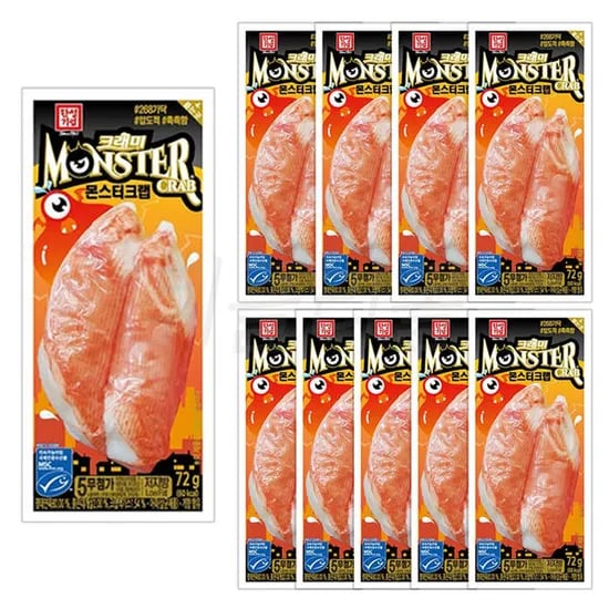 한성 몬스터크랩 72g x 20개/ 13,850원