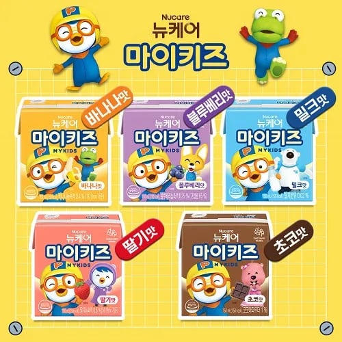 뉴케어 마이키즈 밀크/초코/딸기/블루베리/바나나 150ml x 8팩 (업체별도 무료배송)