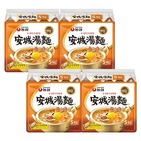 농심 안성탕면, 125g, 20개