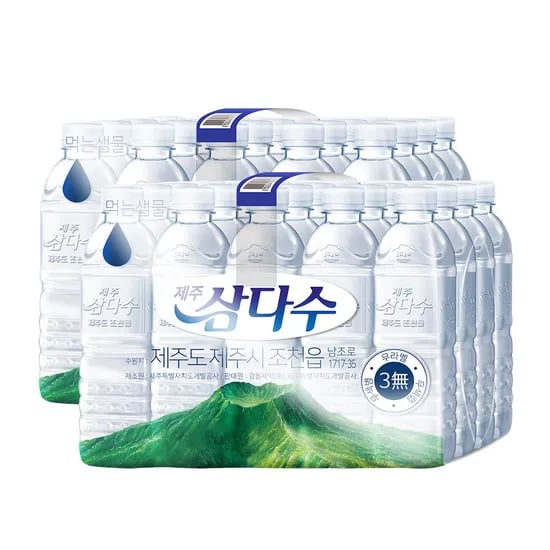 제주 삼다수, 라벨랜덤, 500ml, 40개