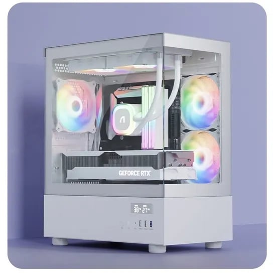 달컴 라이젠 5600 RTX5060 게이밍 컴퓨터, 화이트, 1TB, 32GB, WIN10 Home
