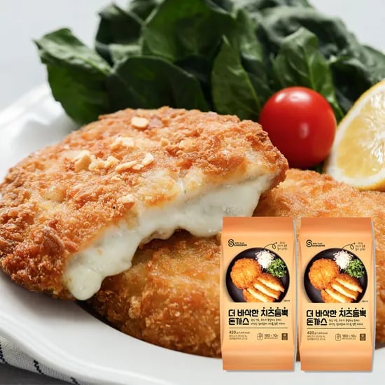 상신 더 바삭한 치즈듬뿍 돈까스 420g 2팩 14,800원