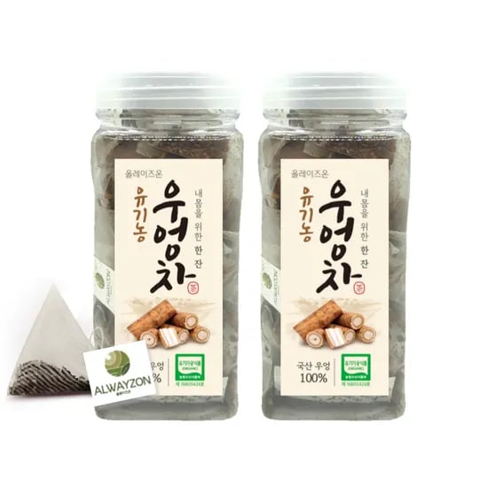 올웨이즈온 유기농 볶은 우엉차 티백 20개입, 24g, 1개