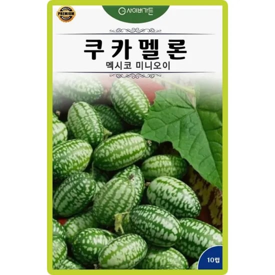 쿠카멜론 멕시코 미니 오이 씨앗, 10립, 1개