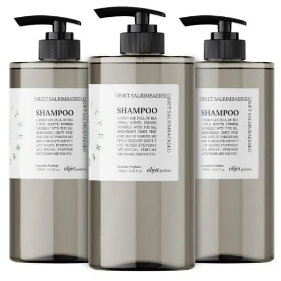 살림백서 오브제 퍼퓸 샴푸, 라벤더퍼퓸, 1L, 3개