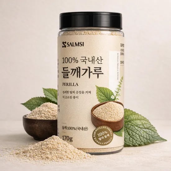 SALMSI 국내산 탈피 들깨가루, 170g, 2개