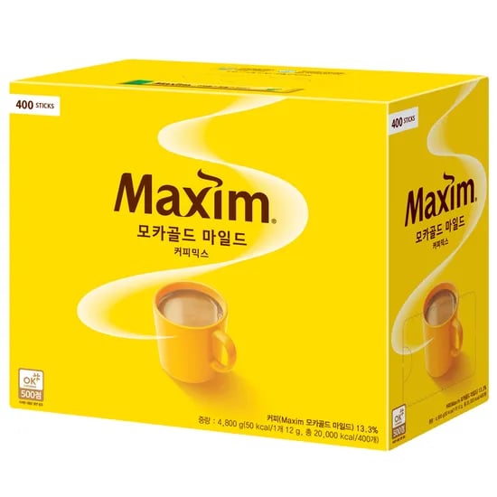 맥심 모카골드 마일드 커피믹스, 12g, 400개입, 1개