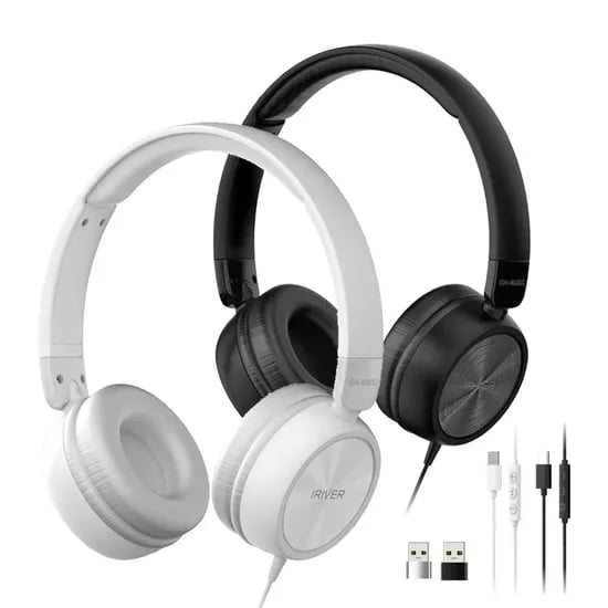 아이리버 C타입 유선 헤드셋, IGH-W6000C, 화이트, 1개