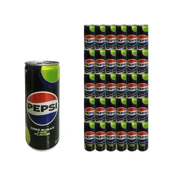 롯데칠성음료 펩시제로슈거 라임향 업소용, 245ml, 30개