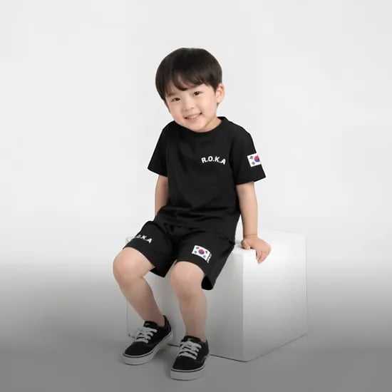 MACCI(마찌) 쿨포뮬러 정품 ROKA 아동 반바지, 블랙, L (5~6세)