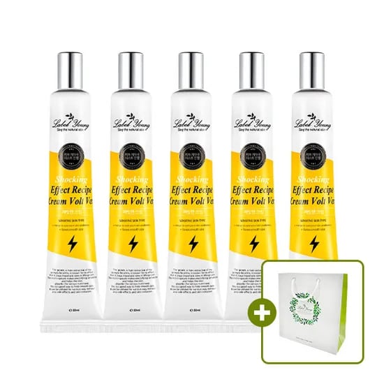 라벨영 쇼킹효과레시피 크림 볼트버전, 50ml, 5개