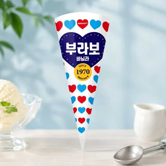 해태아이스크림 부라보콘 바닐라, 150ml, 24개