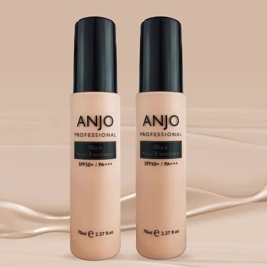 앙쥬 프로페셔널 블랙 스네일 파운데이션, 21호, 70ml, 1개