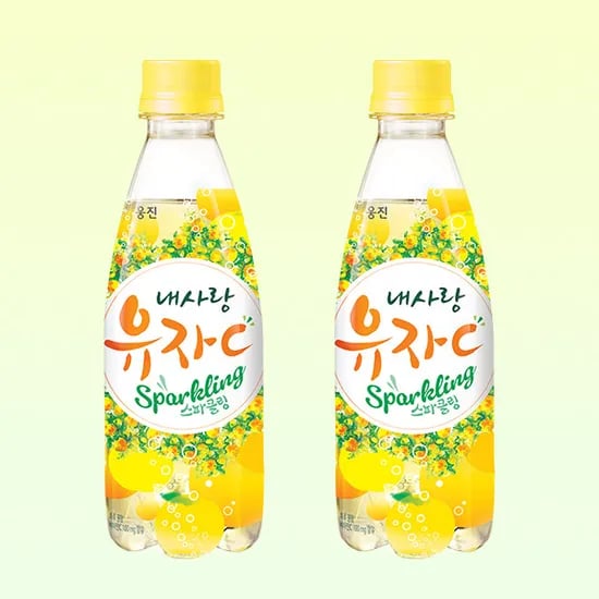 내사랑 유자C 스파클링 제로, 350ml, 20개