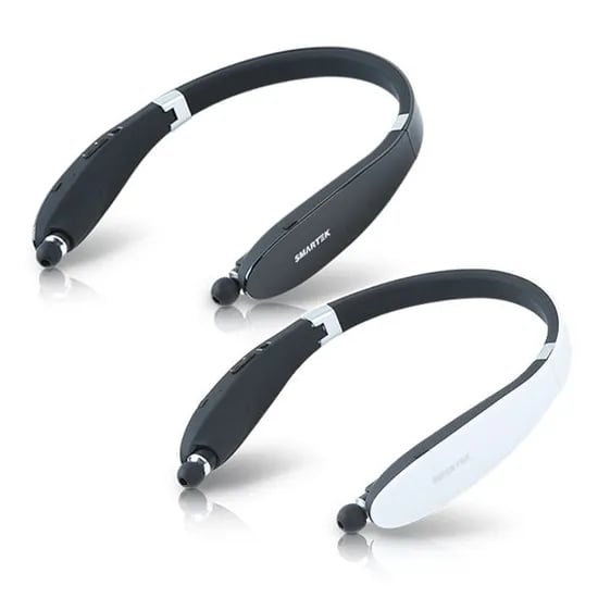 스마텍 웨어러블 블루투스 이어셋 STBT-2100, 화이트, 1개