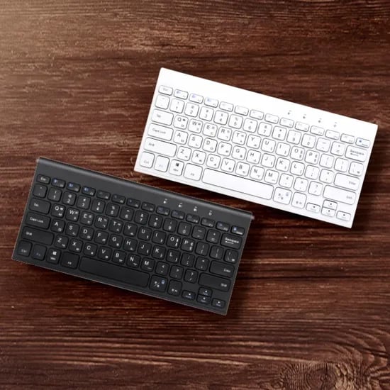 트렌잇 무선 블루투스 키보드, JTK106, 제조사축, 화이트, 1개