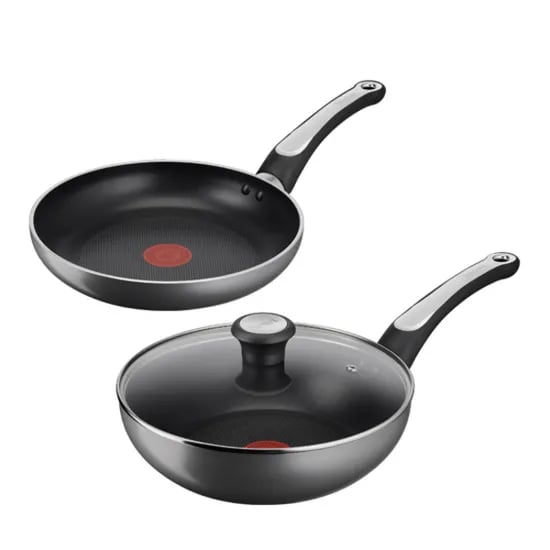 리퍼 테팔 티타늄 1X 래디언트 3종, 프라이팬, 24cm, 1개 + 볶음팬,24cm, 1개 + 유리뚜껑, 24cm, 1개