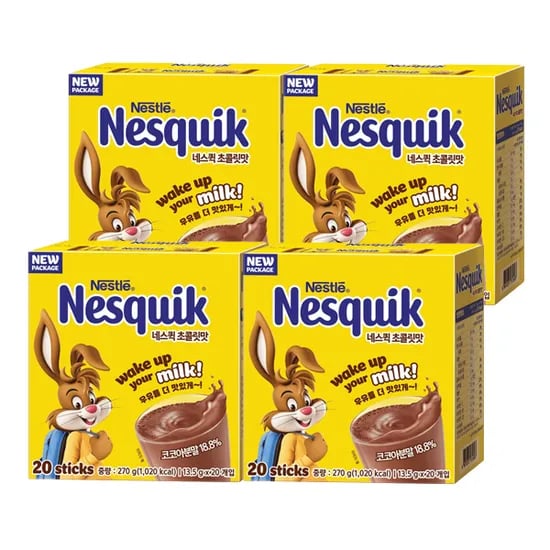 네슬레 네스퀵 초콜릿맛, 13.5g, 20개입, 10개