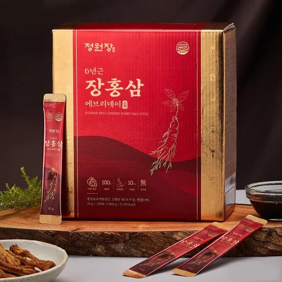 정원장 6년근 에브리데이 홍삼스틱, 100포, 2박스