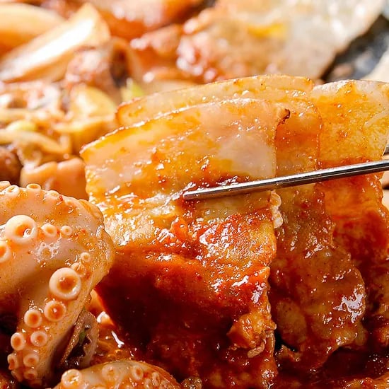 파주 쭈꾸미 삼겹살, 매콤, 500g, 1개