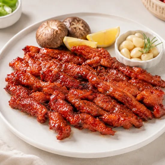 양념닭목살 달콤 숯불간장맛, 500g, 2개
