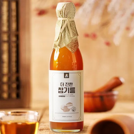 산지로드 홍주부 더 진한 참기름, 350ml, 1병