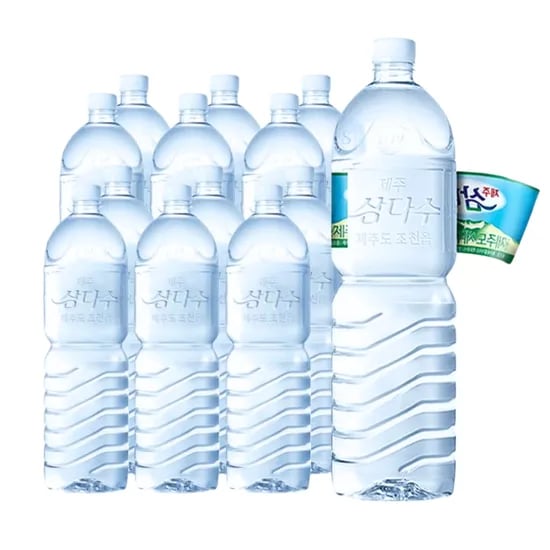 제주 삼다수, 무라벨, 2L, 12개