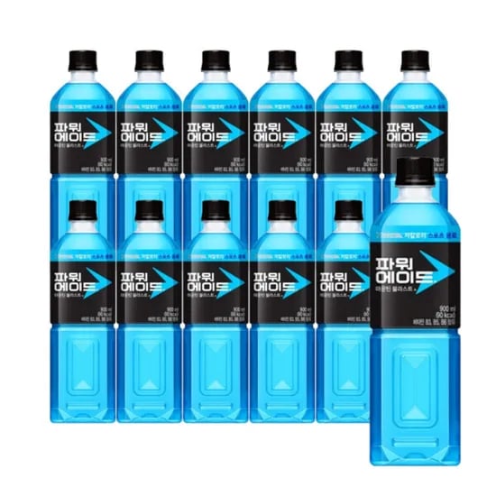 파워에이드 마운틴블라스트, 900ml, 12개