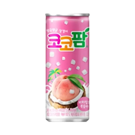 롯데칠성 코코팜 피치핑크 복숭아, 240ml, 30개