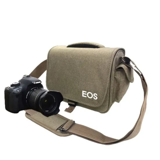 SMJ EOS 리치 카메라가방, 연브라운, 1개