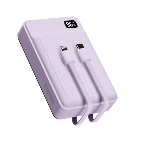 바우아토 보조배터리, 20000mAh, 파스텔퍼플, 1개