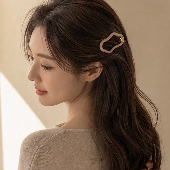 물결라인 헤어핀 5종, 1세트