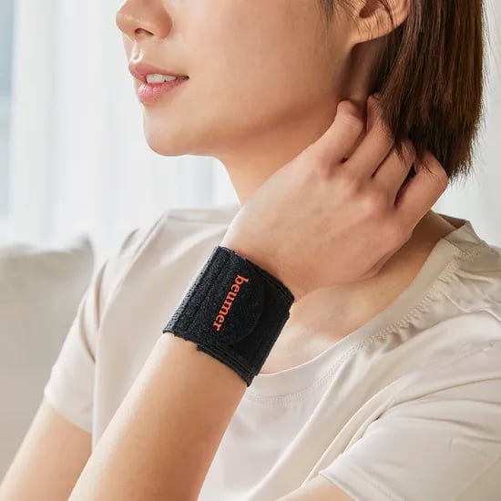 브메르 1mm 에어핏 손목보호대, 블랙, 2개