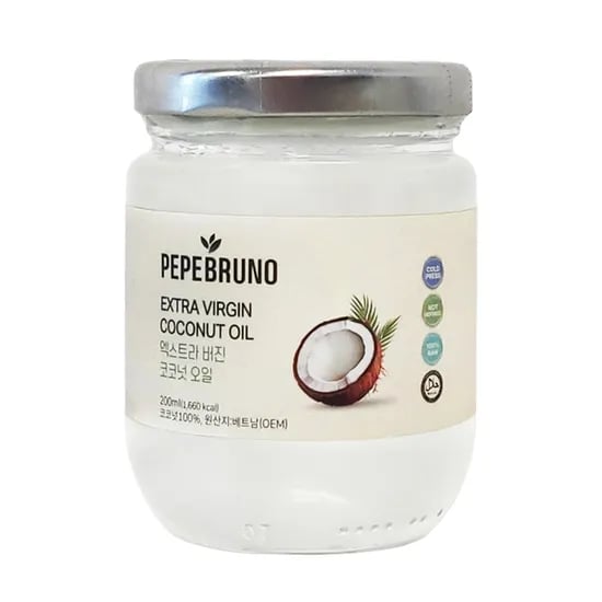 페페브루노 엑스트라버진 코코넛오일, 200ml, 1개