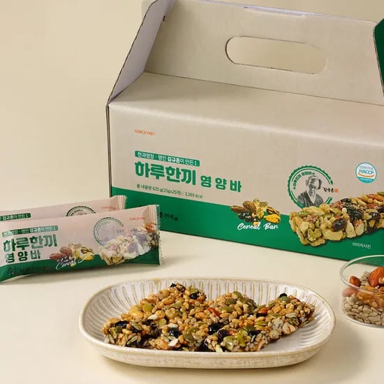 김규흔 한과 하루한끼 영양바, 25g, 25개입, 1박스