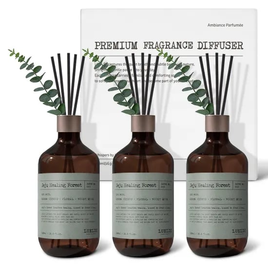 루엘디 프리미엄 대용량 퍼퓸 디퓨저, 제주 치유의 숲, 500ml, 3개