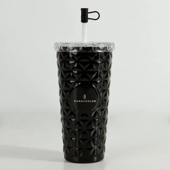 웜쿨러 보온보냉 대용량 콜드컵 스트로우 텀블러, 블랙, 700ml, 1개