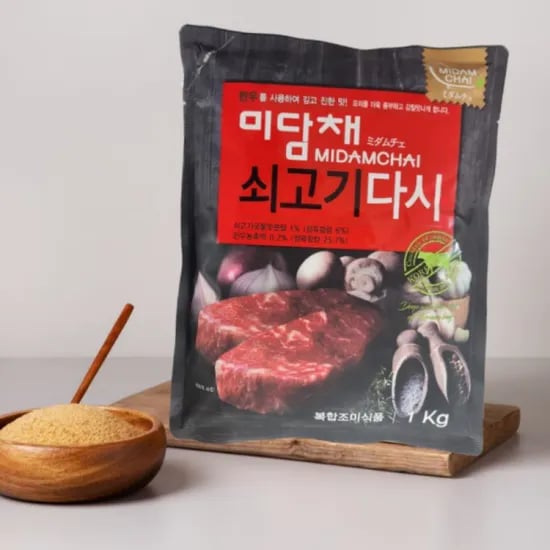 다시다 쇠고기다시 1kg 대용량 프리미엄, 미담채 쇠고기다시 1kg X 1봉