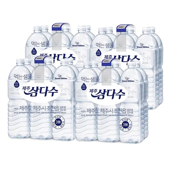 제주 삼다수, 무라벨, 2L, 24병