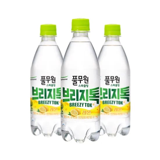 풀무원 스파클링 브리지톡 레몬, 500ml, 20개
