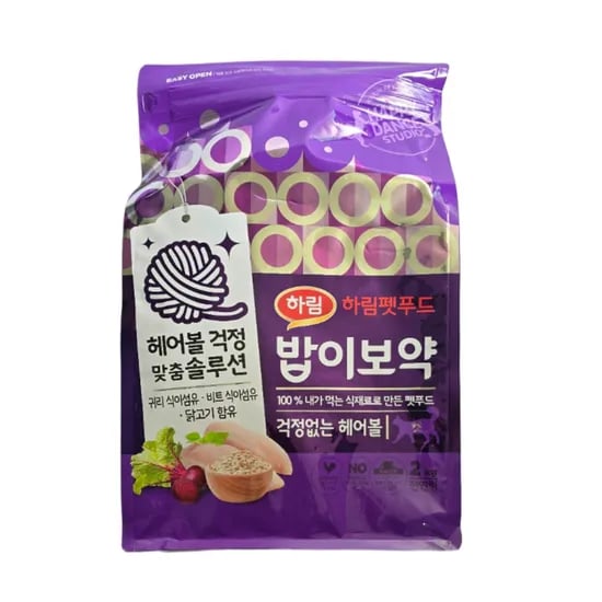 하림펫푸드 밥이보약 걱정없는 헤어볼, 1개, 2kg