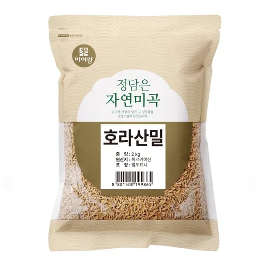 정담은 자연미곡 카무트, 2kg, 1개